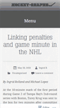 Mobile Screenshot of hockey-graphs.com